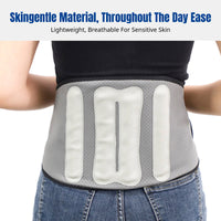 Steel Plate Support Massage Waist Belt, Heated, Smart Temperature
