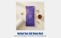 Smart Electric Heating Pad, Coarse Sea Salt, Herbal Therapy, Waist & Abdomen