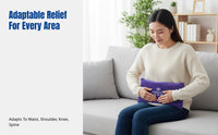 Smart Electric Heating Pad, Coarse Sea Salt, Herbal Therapy, Waist & Abdomen