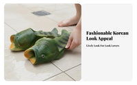 Fish Slide Sandals, Creative Clownfish Design, Non-Slip Foam Sole, Summer Home & Outdoor, Couple Stylish Slides, Random Color