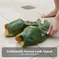 Fish Slide Sandals, Creative Clownfish Design, Non-Slip Foam Sole, Summer Home & Outdoor, Couple Stylish Slides, Random Color