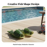 Fish Slide Sandals, Creative Clownfish Design, Non-Slip Foam Sole, Summer Home & Outdoor, Couple Stylish Slides, Random Color