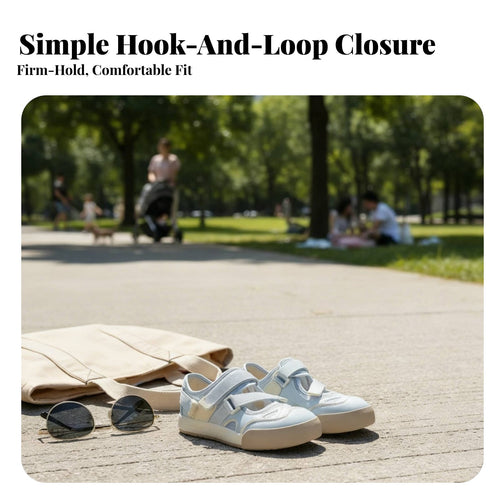 Distinctive Ugly-Cute Mesh Sandals, Hook-and-Loop Closure, Summer Mary Jane Shoes for Women
