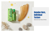 Ox Horn Gua Sha Board, Full Body Massage Tool, Facial Slimming, Shoulder and Neck Relief, Spa and Home Use