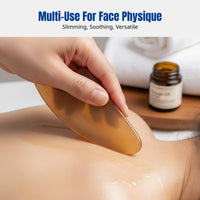 Ox Horn Gua Sha Board, Full Body Massage Tool, Facial Slimming, Shoulder and Neck Relief, Spa and Home Use