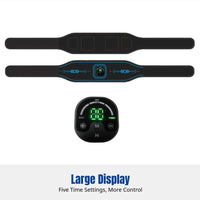 EMS Belt, Waist, 10 Modes, 25 Intensity Levels, Portable, Home Fitness