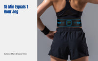 EMS Belt, Waist, 10 Modes, 25 Intensity Levels, Portable, Home Fitness