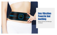 EMS Belt, Waist, 10 Modes, 25 Intensity Levels, Portable, Home Fitness