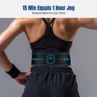 EMS Belt, Waist, 10 Modes, 25 Intensity Levels, Portable, Home Fitness