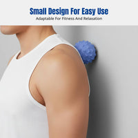 Firm TPE Exercise Ball, Neck and Shoulder Foot Fascia Ball, Muscle Relaxation, Fitness, Portable, Random Color