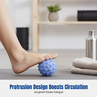 Firm TPE Exercise Ball, Neck and Shoulder Foot Fascia Ball, Muscle Relaxation, Fitness, Portable, Random Color