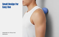 Firm TPE Exercise Ball, Neck and Shoulder Foot Fascia Ball, Muscle Relaxation, Fitness, Portable, Random Color