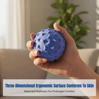 Firm TPE Exercise Ball, Neck and Shoulder Foot Fascia Ball, Muscle Relaxation, Fitness, Portable, Random Color
