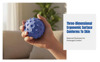 Firm TPE Exercise Ball, Neck and Shoulder Foot Fascia Ball, Muscle Relaxation, Fitness, Portable, Random Color