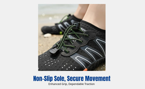 Water Shoes, Anti-Slip Rubber, Quick-Dry for Men and Women, Amphibious Outdoor Sports, Beach Swimming, Surfing, Fishing