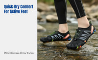 Water Shoes, Anti-Slip Rubber, Quick-Dry for Men and Women, Amphibious Outdoor Sports, Beach Swimming, Surfing, Fishing