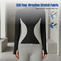 Stretch Jacket, coral color contrast, stand collar, close fit, highly breathable, running and cycling top for women
