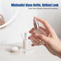 Transparent Glass Spray Bottle Refillable Perfume Atomizer Large Capacity Cosmetic Container Travel Empty Bottle