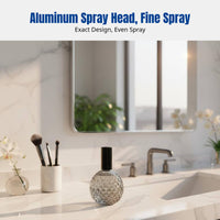 Transparent Glass Spray Bottle Refillable Perfume Atomizer Large Capacity Cosmetic Container Travel Empty Bottle