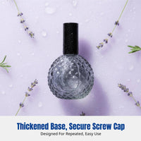 Transparent Glass Spray Bottle Refillable Perfume Atomizer Large Capacity Cosmetic Container Travel Empty Bottle