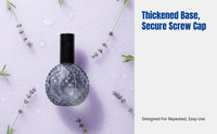 Transparent Glass Spray Bottle Refillable Perfume Atomizer Large Capacity Cosmetic Container Travel Empty Bottle