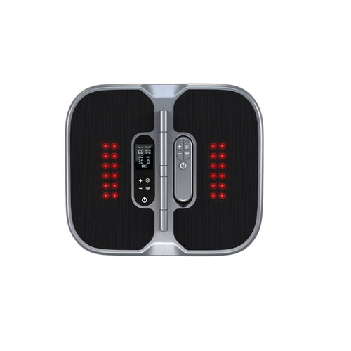 Low Vibration EMS Foot Massager, Infrared Therapy, Adjustable Strength, Certified, Portable for Workplace and Travel