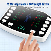Rechargeable Vibration Therapy Device for Home Use, Moderate-Low Frequency, Neck, Waist, Spine, Acupressure Line