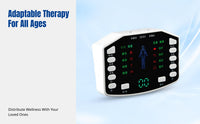 Rechargeable Vibration Therapy Device for Home Use, Moderate-Low Frequency, Neck, Waist, Spine, Acupressure Line