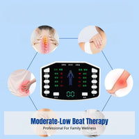 Rechargeable Vibration Therapy Device for Home Use, Moderate-Low Frequency, Neck, Waist, Spine, Acupressure Line