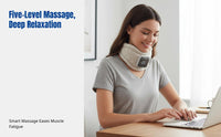 Neck Support With Heat, U-Shaped Cervical Pillow, Adjustable Temperature, Vibration Massage, For Home And Office
