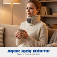 Neck Support With Heat, U-Shaped Cervical Pillow, Adjustable Temperature, Vibration Massage, For Home And Office